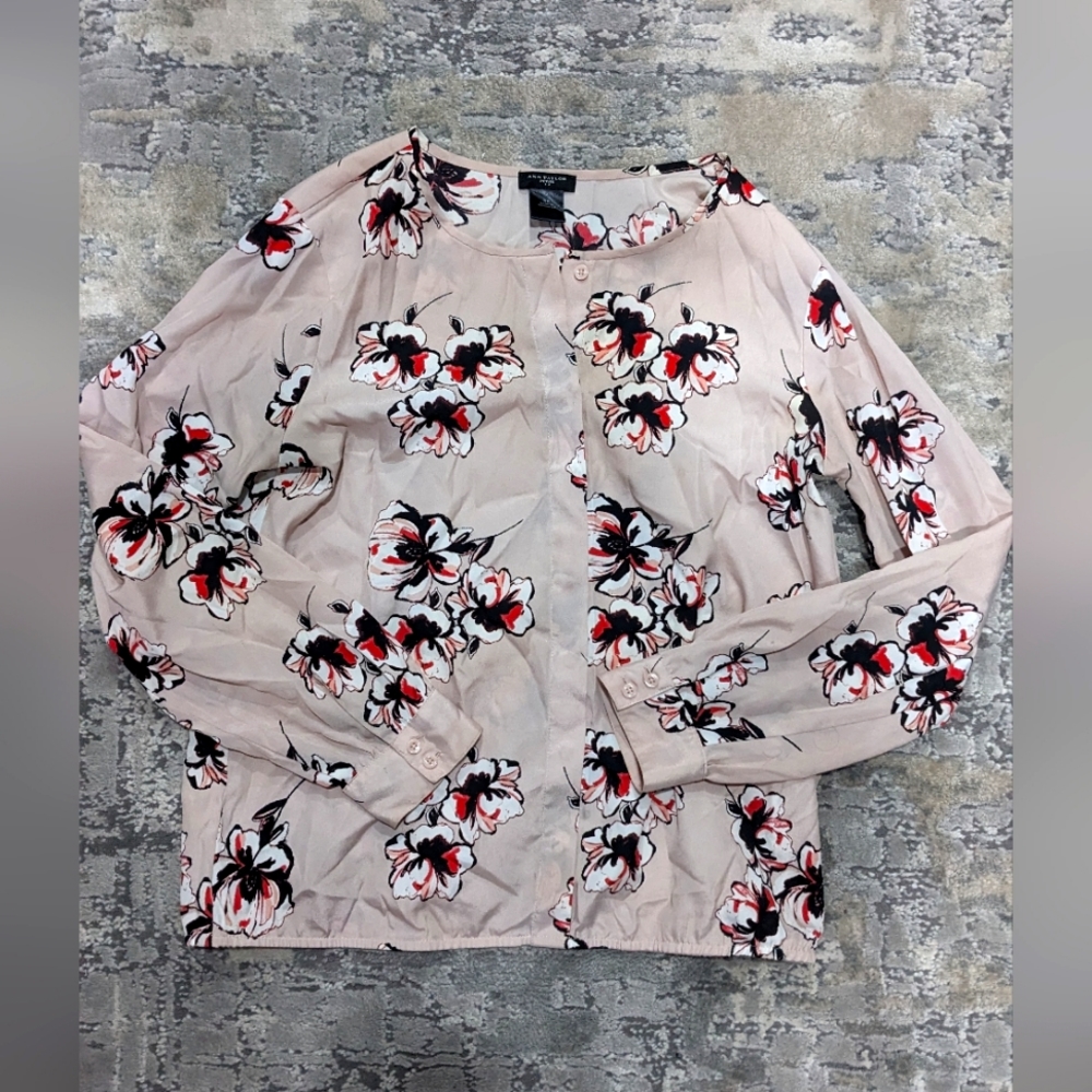 Ann Taylor floral blouse | Size S